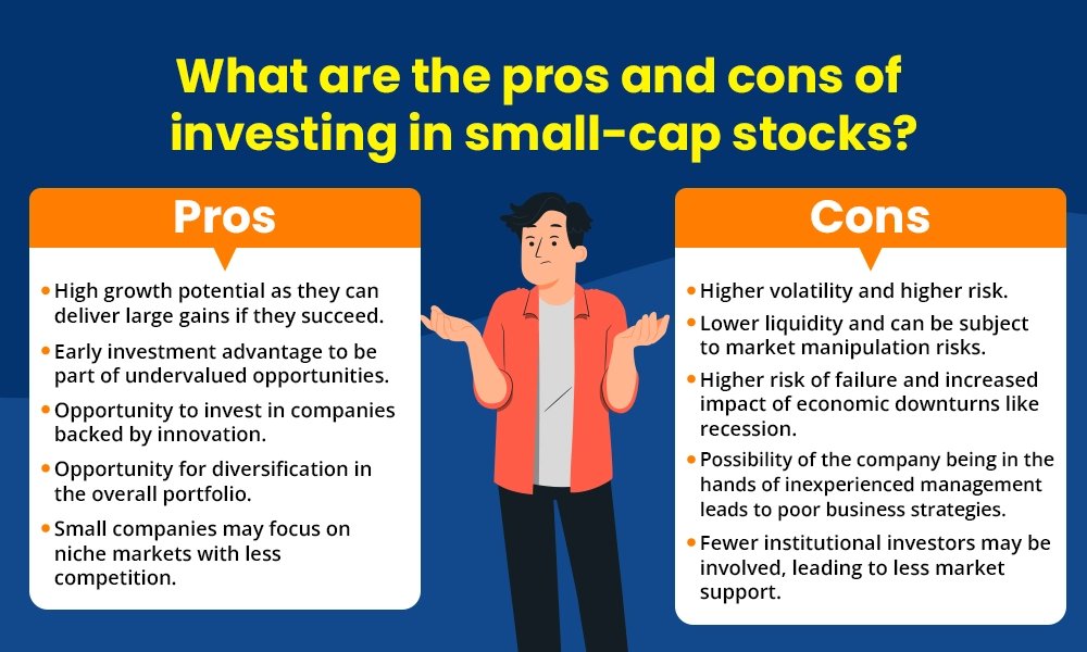 What are the pros and cons of investing in small-cap stocks